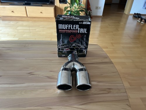 Auspuff blende doppelrohr - auspuff,