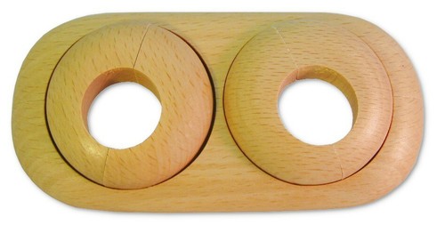 Doppel rohrrosette duo - doppel-rohrrosette,