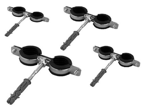 Doppel rohrschellen 1 2 - 3/8", 1/2"