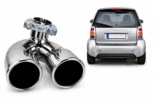Auspuffblende für smart 450 - auspuffblende,